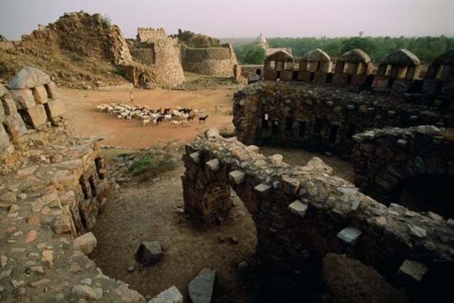 The ruins of Tughlaqabad, India